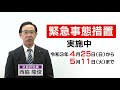 緊急事態措置 実施中