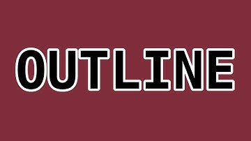 Easy Way to Add Outline to Text in Gimp