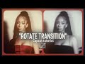ROTATE TRANSITION- CAPCUT TUTORIAL | MANON | EDIT | KATSEYE | TRENDING | KPOP | FYP | CC