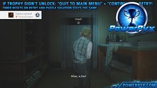 Resident Evil 2 Remake - Sherry Sequence: Young Escapee Trophy / Achievement Guide