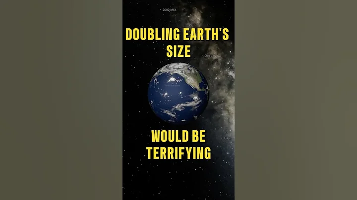 What If Earth Was Twice as Big…🤯 #space #universe #astronomy #whatif