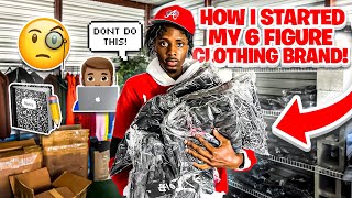 How I Started MY 6 Figure Clothing Brand With $150 (My Story)