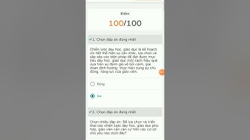 Đáp án 10 câu trắc nghiệm Mô đun 2 đại trà môn Khoa học tự nhiên THCS Đánh giá nội dung 3