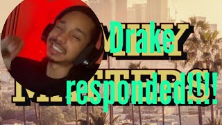 DRAKE RESPONDED TO KENDRICK! "FAMILY MATTERS" (REACTION)