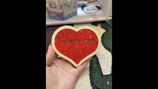If I receive this, I will be very happy. #Gift #Couple #Heart Puzzle