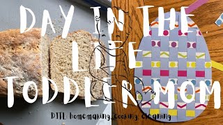 VLOG Day in the Life of a TODDLER MOM | DITL Homemaking | SAHM | Gardening, Cooking, Cleaning
