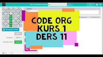 Code Org Kurs 1 Ders 11 Heceleme Yarışması Cevapları - Code.org Course 1 Lesson 11 Spelling Bee