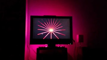 Hyperion Ambilight run from Raspberry Pi. Color test.