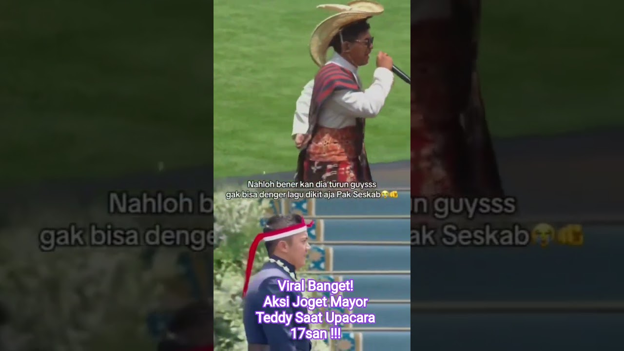 Viral Banget! Aksi Joget Mayor Teddy Saat Upacara 17san 😍!!