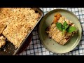 Peach Crumble | Dessert | Rainbow on a Plate