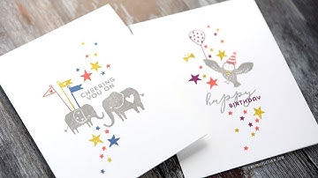 BACK TO BASICS! Just Stamps, Ink, & Paper