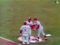Dan Driessen drills a home run in Game 3 of the 1976 World Series