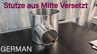 Stutze aus Mitte versetzt