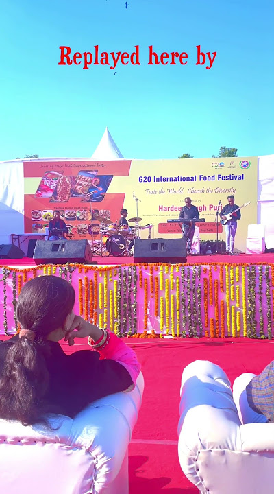 Live Music Chura liya hai Tumne | Orchestra at G20 Food Festival #shortvideo #youtubeshorts #shorts