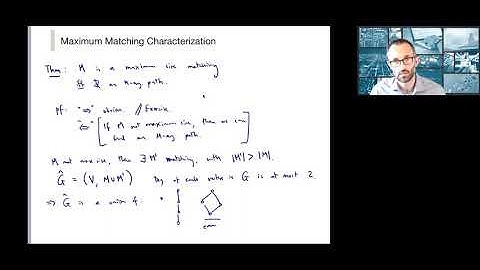 8.1 Non-Bipartite Matching, Part I