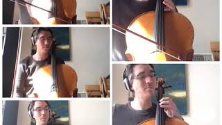 Fauré Nocturne Op.33 No.1 in e-flat minor, arranged for 5 cello parts by Christian Elliott