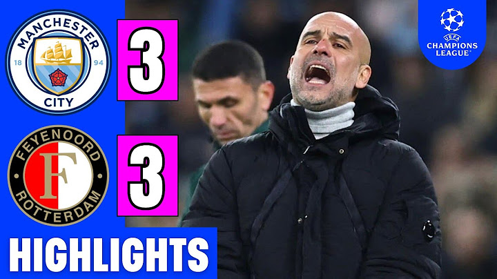 Comeback! Manchester City vs Feyenoord 3-3 EXTENDED HIGHLIGHTS | Hancko Goal | UCL 2024