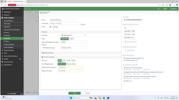 Fortigate, how to port forwarding for inside and outside access
