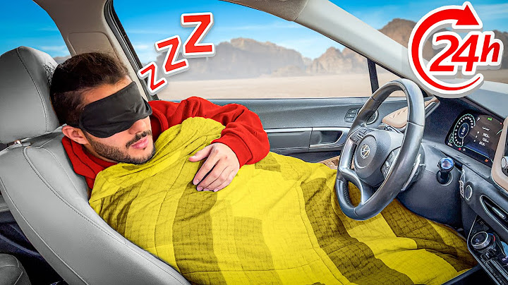 جربنا نعيش 24 ساعة في السيارة 🔥🤯
