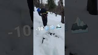 Heavy Snow In Manali Trekking