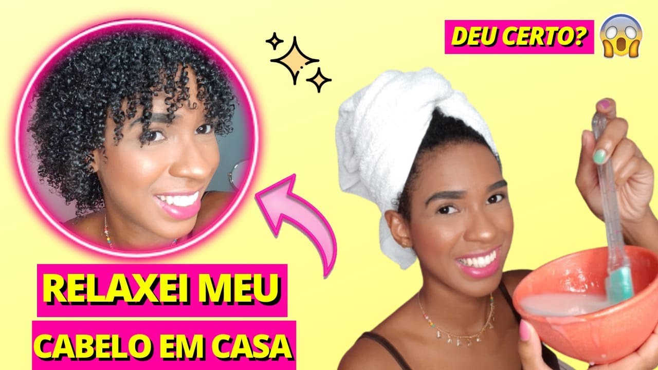 COMO FAZER RELAXAMENTO NO CABELO EM CASA | Relaxamento caseiro para ...