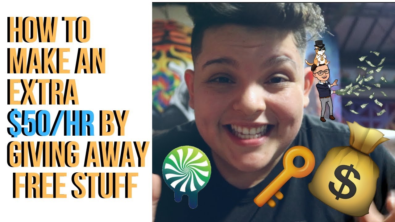 HOW TO MAKE AN EXTRA 50/HR GIVING AWAY FREE STUFF ft. Techlolli CEO
