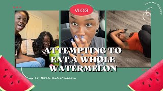 Can we eat an entire watermelon EACH!!!! part 1