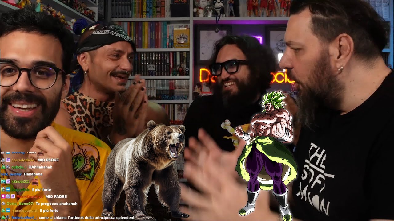 CHIACCHIERE su DRAGONBALL e ORSI che BALLANO tra MARRA, VICTOR e FRUSCIANTE in live da DARIO MOCCIA