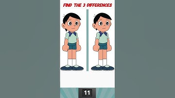 Spot the difference 🚨 6 Only genius can find 3 differences  #spottheodd #quiz #challenge