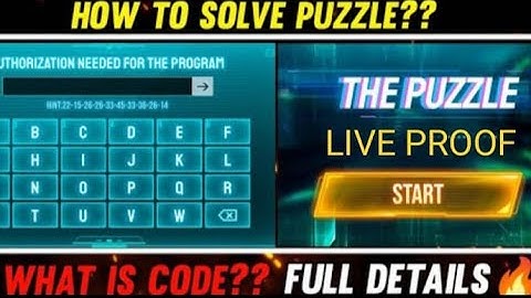 How To Complate Moco Puzzle!! Moco Event Pura Kaise Karein!! Code For Moco Puzzle Event!! Free Fire