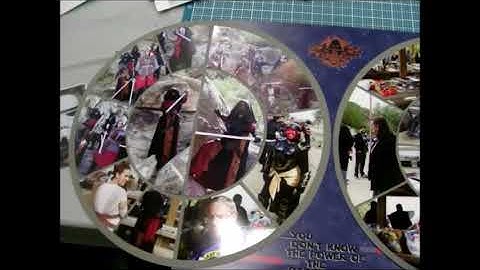 Interactive Scrapbook Page using Iris Stencil