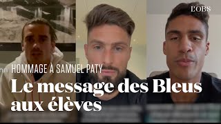 L'équipe de France de football s'adresse aux élèves en cette rentrée hommage à Samuel Paty