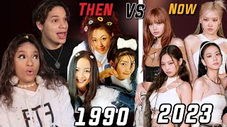 Waleska & Efra react to KPOP Evolution 1997 - 2019