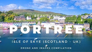 Portree Isle of Skye - Scotland UK - (Staycation Ideas) - Drone Footage and Images Compilation
