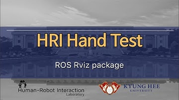 Open source robot hand project: The HRI hand with ROS Rviz package test
