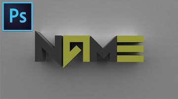 PHOTOSHOP CC TUTORIAL | How to make a 3D text/logo.