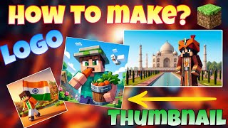 How To Make Minecraft Animated Logo/Thumbnail In Mobile 🔥(Without Editing - In Just One Click) by Arsh Plays 57 views 2 months ago 2 minutes, 16 seconds