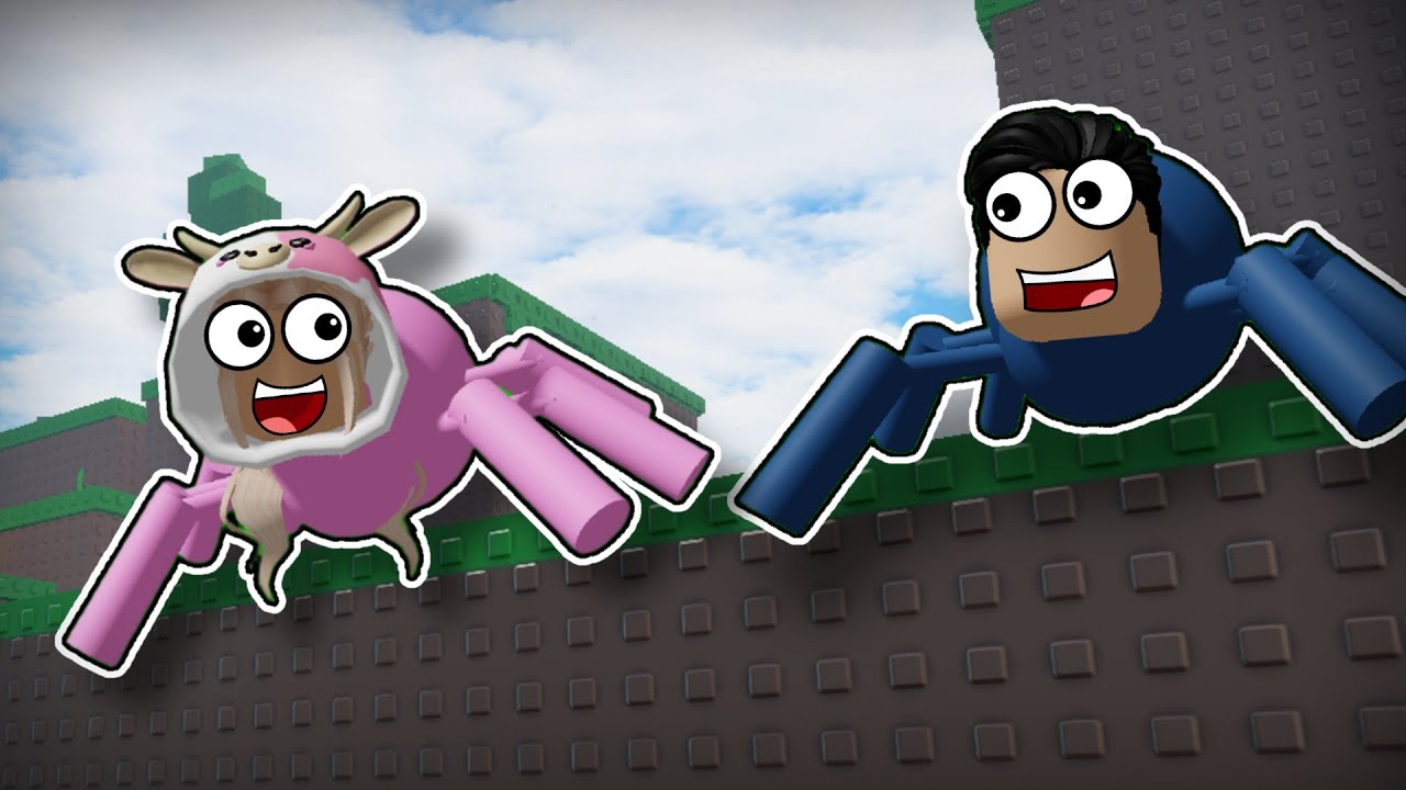 We deden een Obby, Maar dan als Spinnen (Roblox Webbed) Nederlands