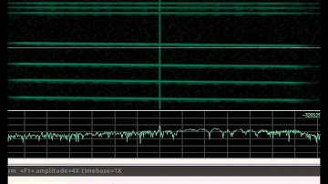 Analyzing radar pulses with Baudline and RTL-SDR.