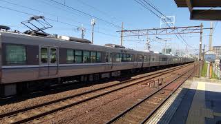 JR西日本 琵琶湖線 新快速電車 4K撮影