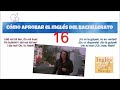 Cómo aprobar el Inglés del Bachillerato - Lección 16 - Estilo Indirecto - Reported questions