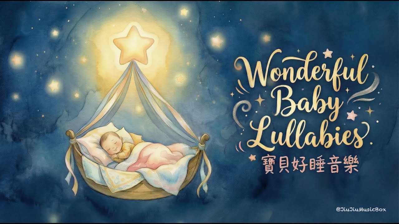 寶寶音樂 ( Vol 2 ) - 2小時 星空下的搖籃曲 小星星的魔力水晶音樂 ⭐ 舒緩寶寶情緒、穩定睡眠 | Wonderful Baby Lullabies