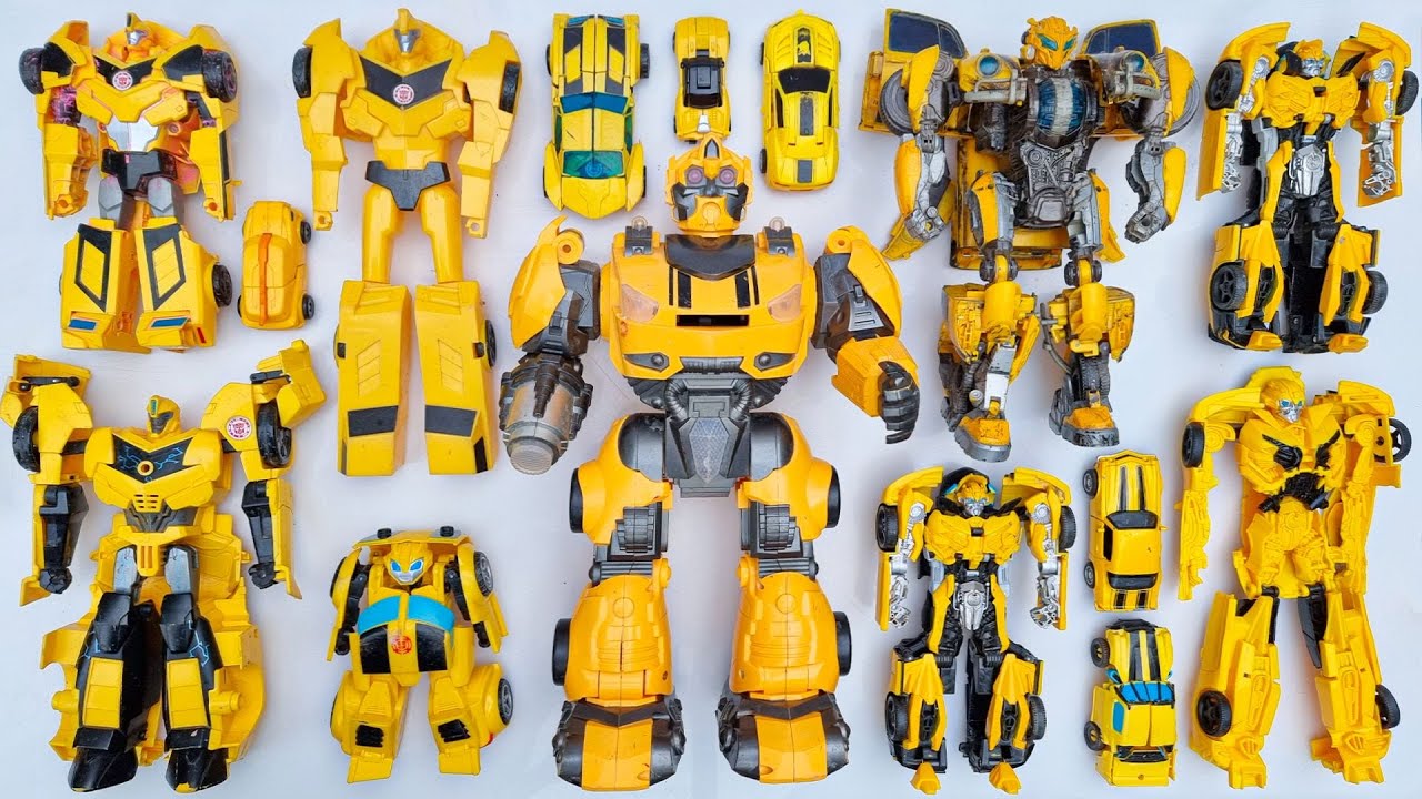 Voiture robot transformers jaune articulé 50cm! Noël