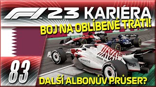 Bitva na mé oblíbené trati v Kataru a Albonova Další Chyba? #83 | F1 23 My Team | CZ Let's Play