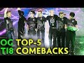 TOP-5 COMEBACKS that let OG win The International 2018