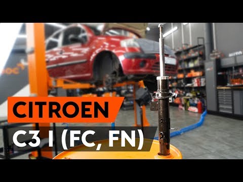 Как заменить стойку амортизатора передней подвески на CITROEN C3 1 (FC, FN) [TUTORIAL AUTODOC]