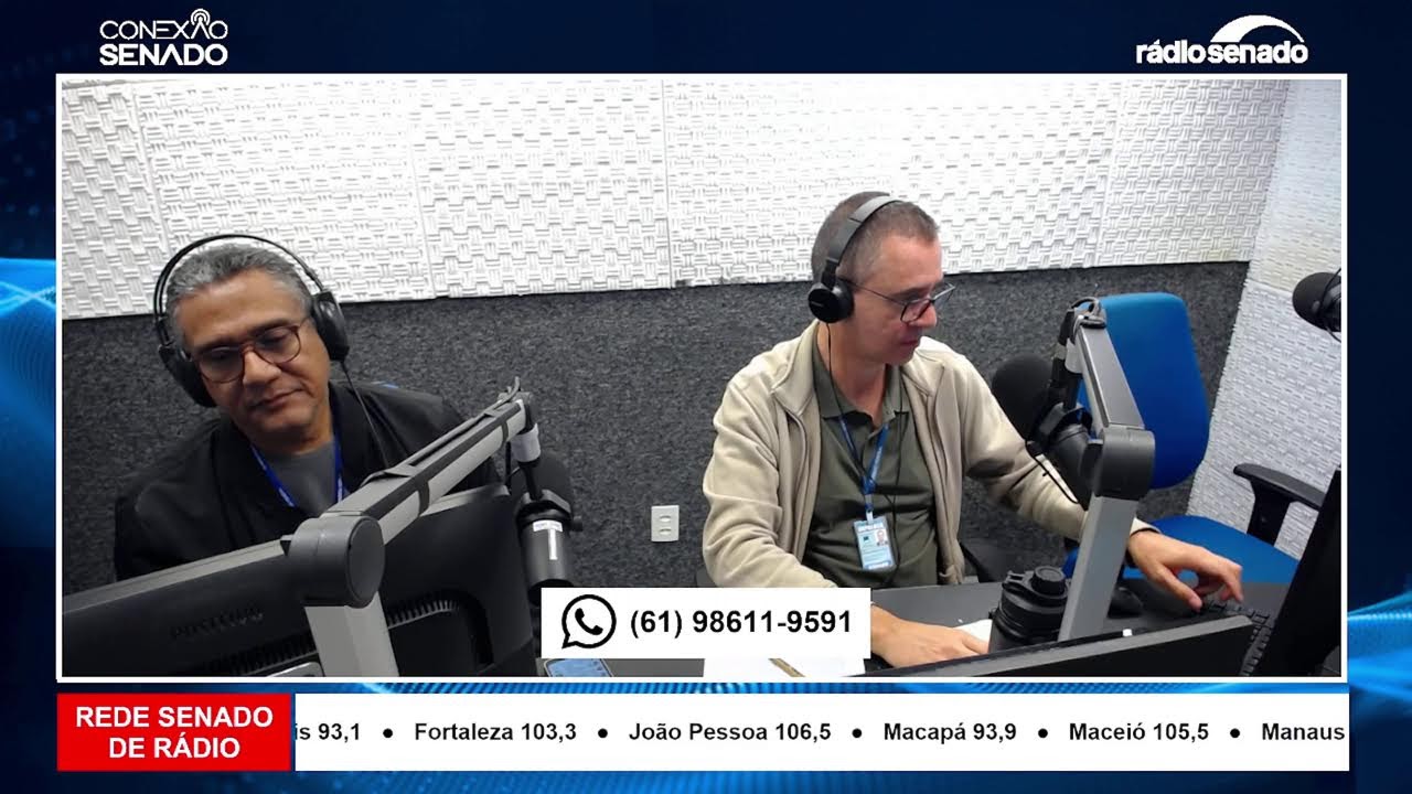11/07/2025 Conexão Senado Federal Brasília - DF Rádio Senado -  Jornal TV📺 Senado 🇧🇷 Brasil Jornal TV