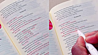 How I highlight in my Bible | Bible note taking | Bible Study With Me