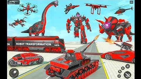 Dino Robot Car Transform Games - Android Gameplay
