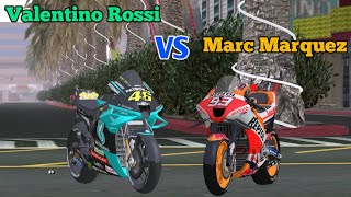 🔥balap liar‼️ Valentino Rossi vs Marc Marquez